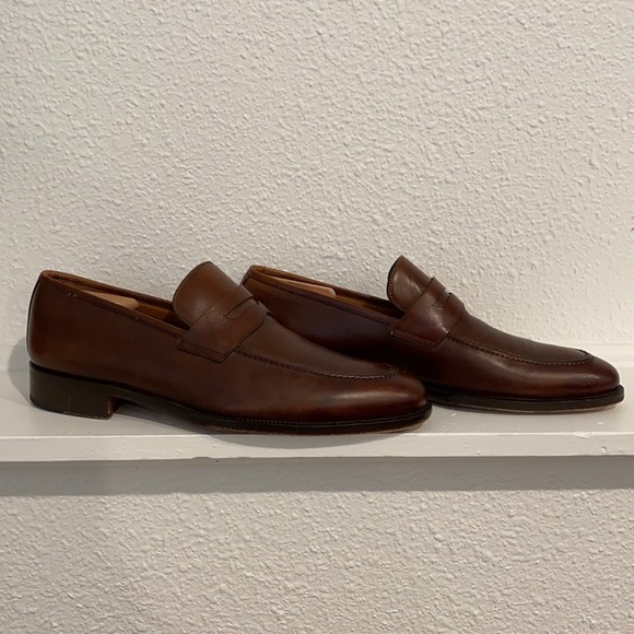 Magnanni 'Blas' Penny Loafer brown color size 10 - Picture 3 of 11